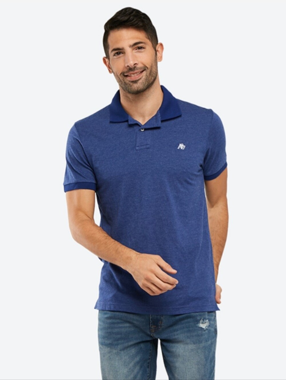 AEROPOSTALE Polo Shirt Men's  Blue Size M